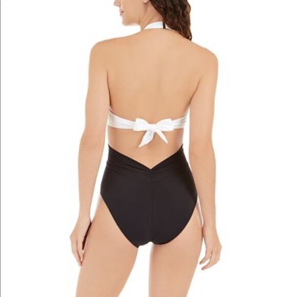 Kate spade Knotted Halter One Piece Swimsuit - Picture 3 of 8